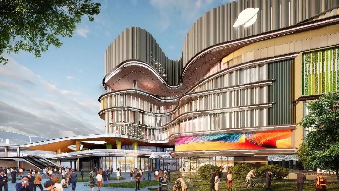 聚焦金色中环发展带这个超大型地铁上盖购物中心加快建设完美体育(图3)