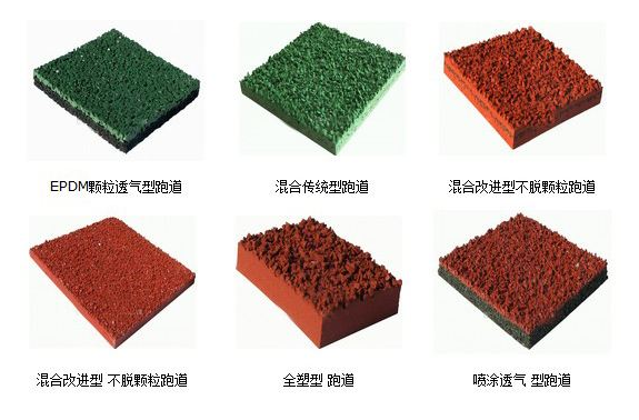塑胶跑道的种类、材料结构、应用范围和特点详解(图2)