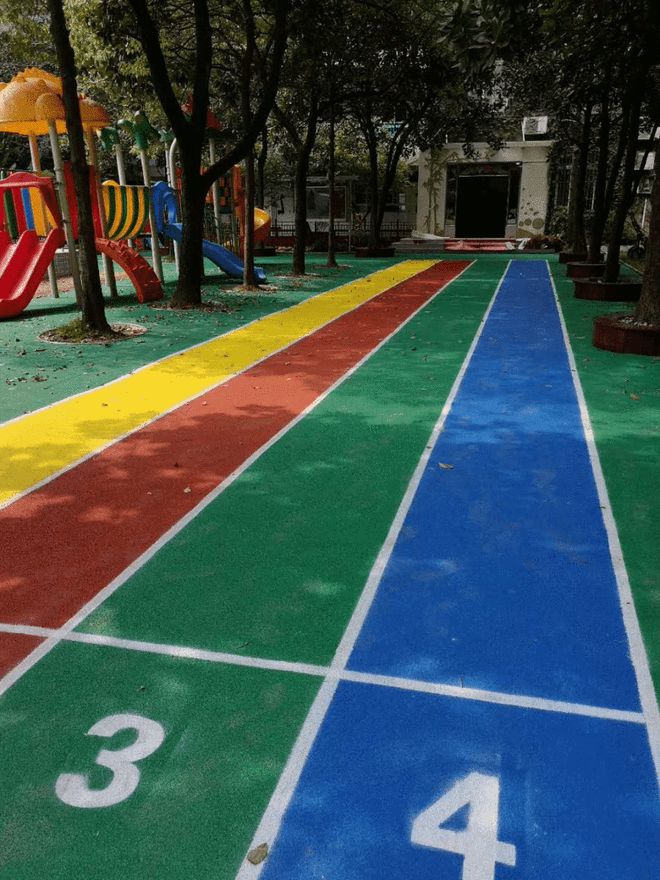 幼完美体育儿园塑胶跑道的简述(图1)